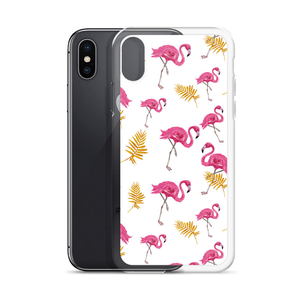 flamingo bird iPhone Case