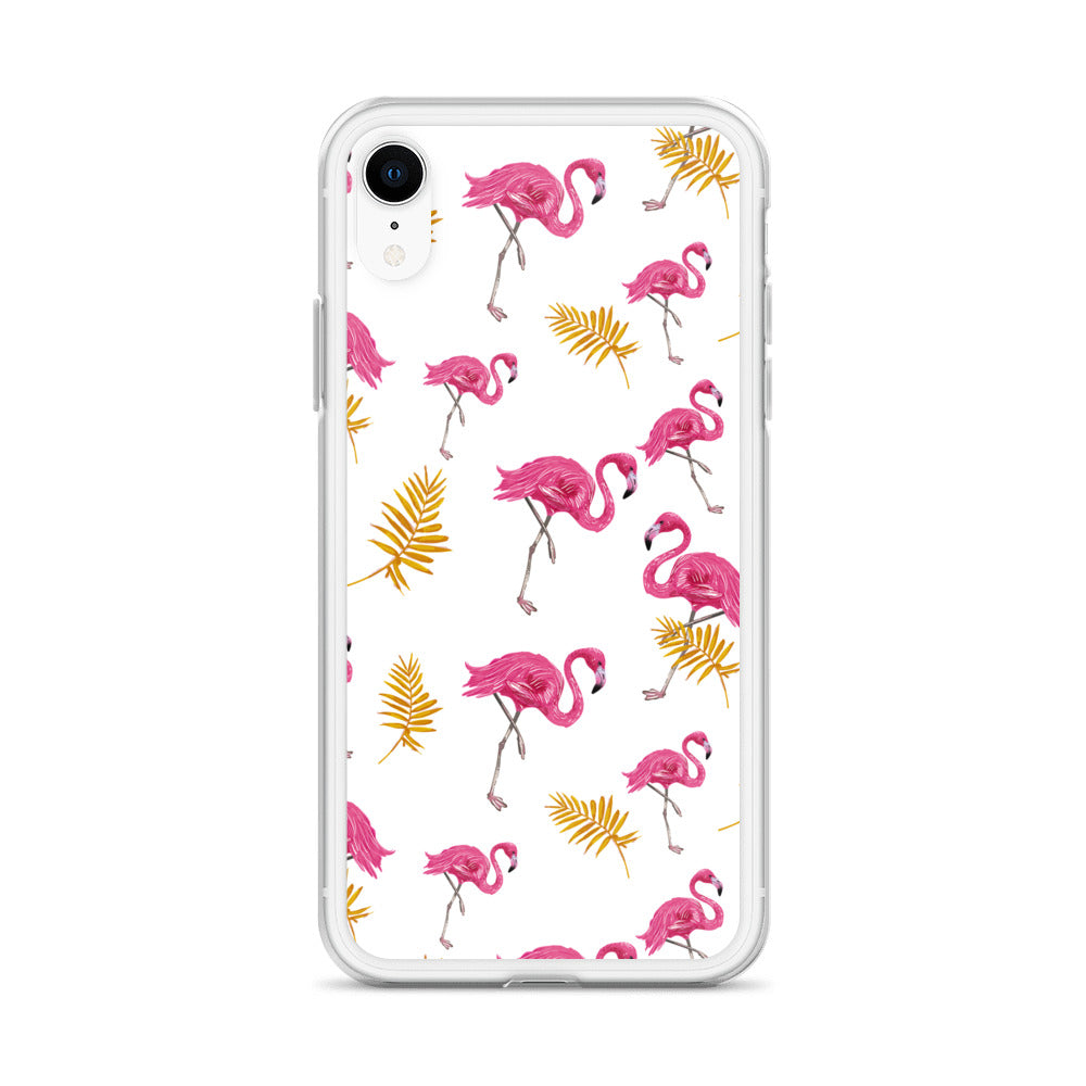 flamingo bird iPhone Case