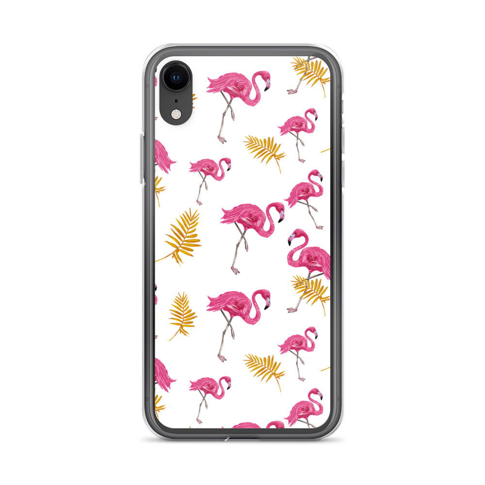 flamingo bird iPhone Case