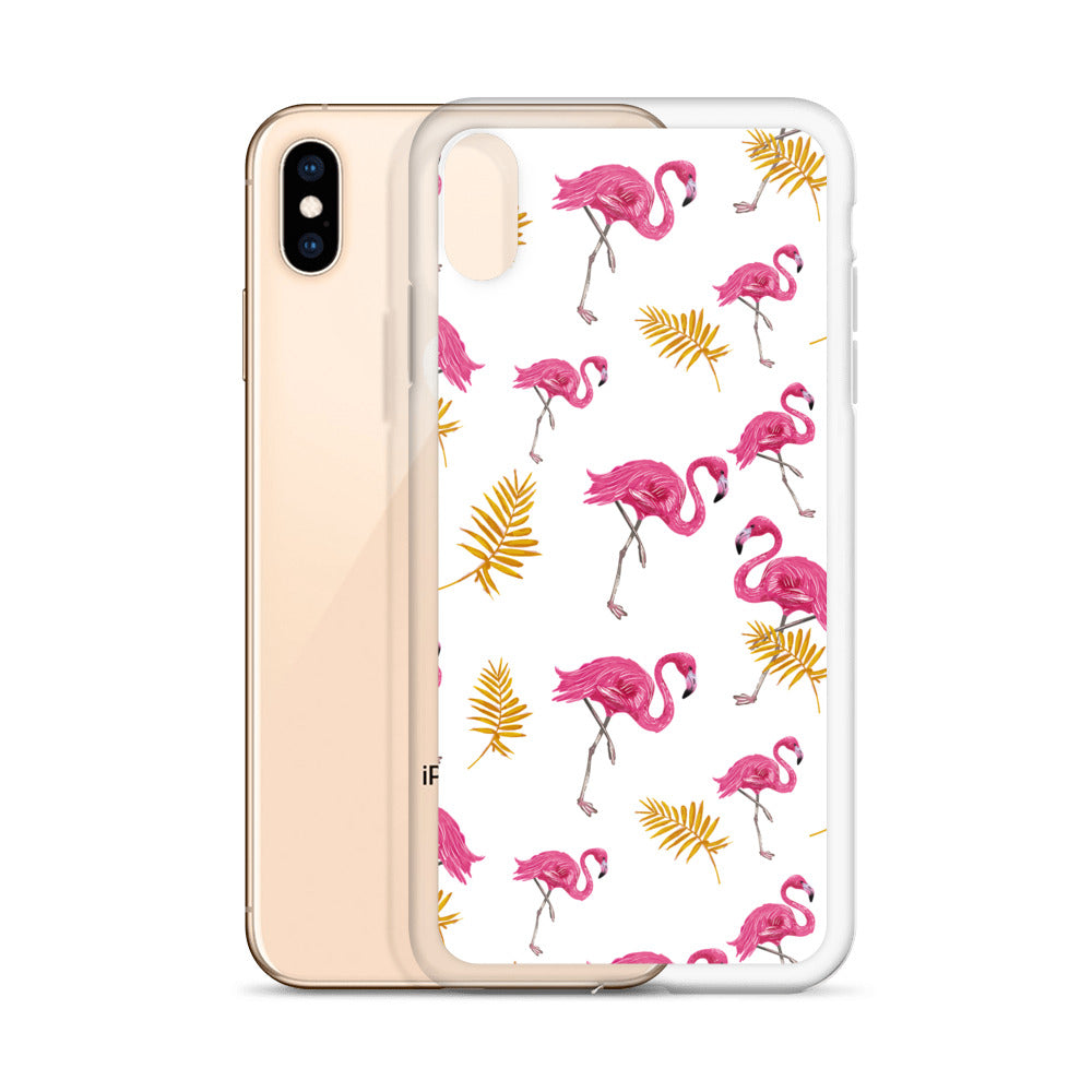 flamingo bird iPhone Case