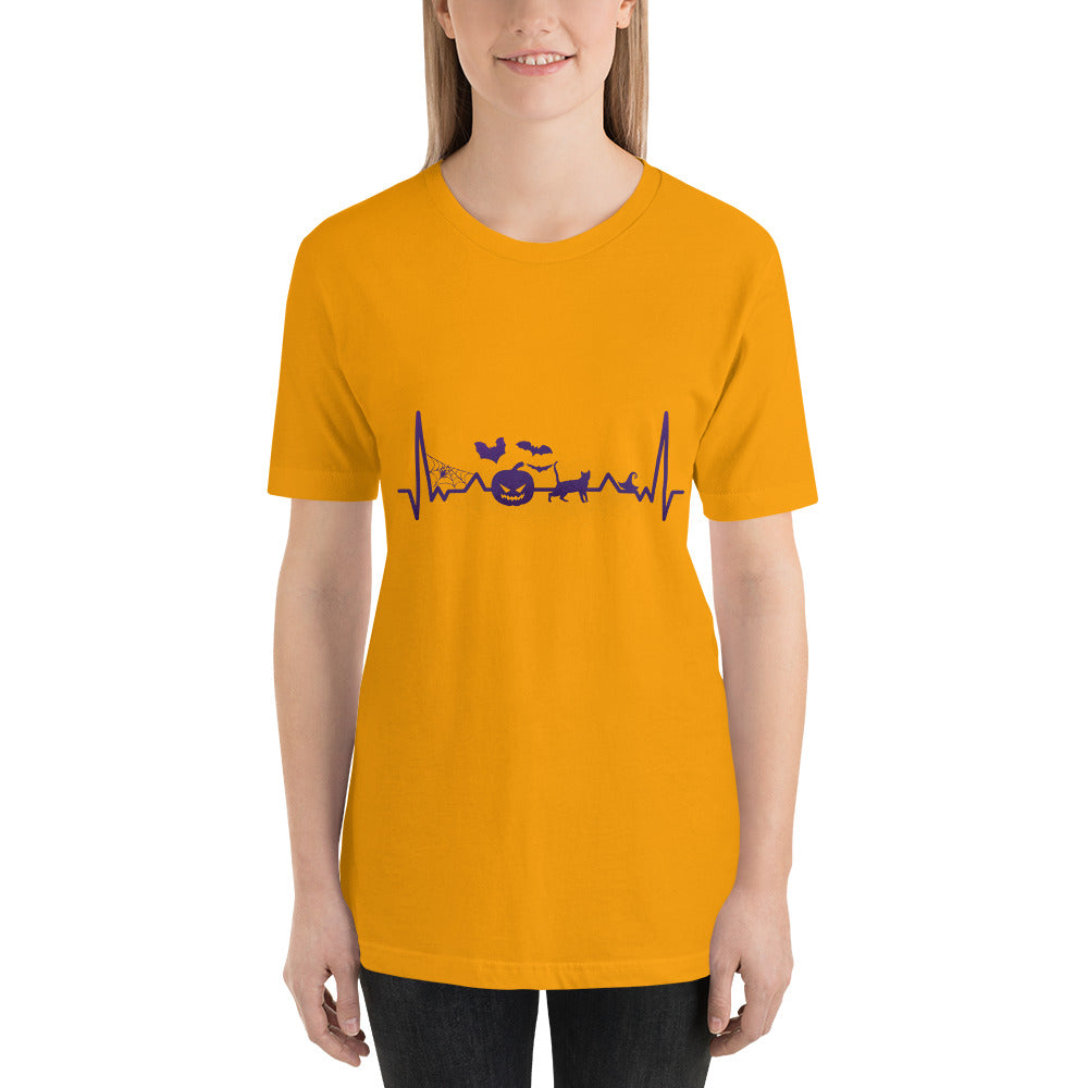 Heartbeat Line Halloween T-Shirt