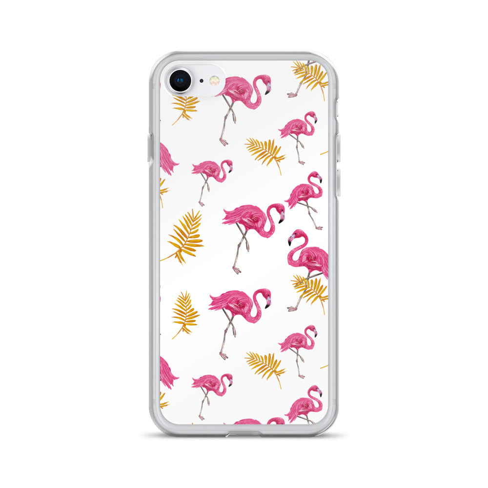 flamingo bird iPhone Case