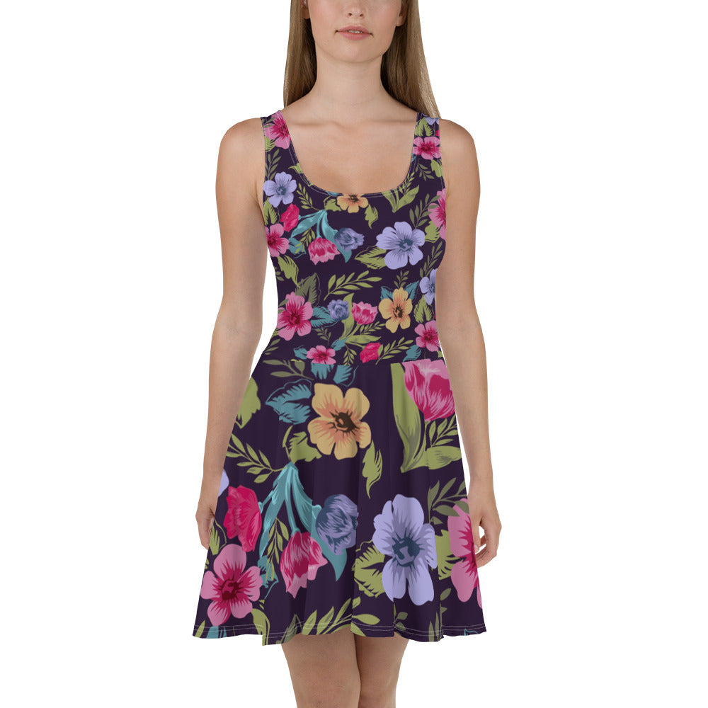 Colorful Flowers Dress