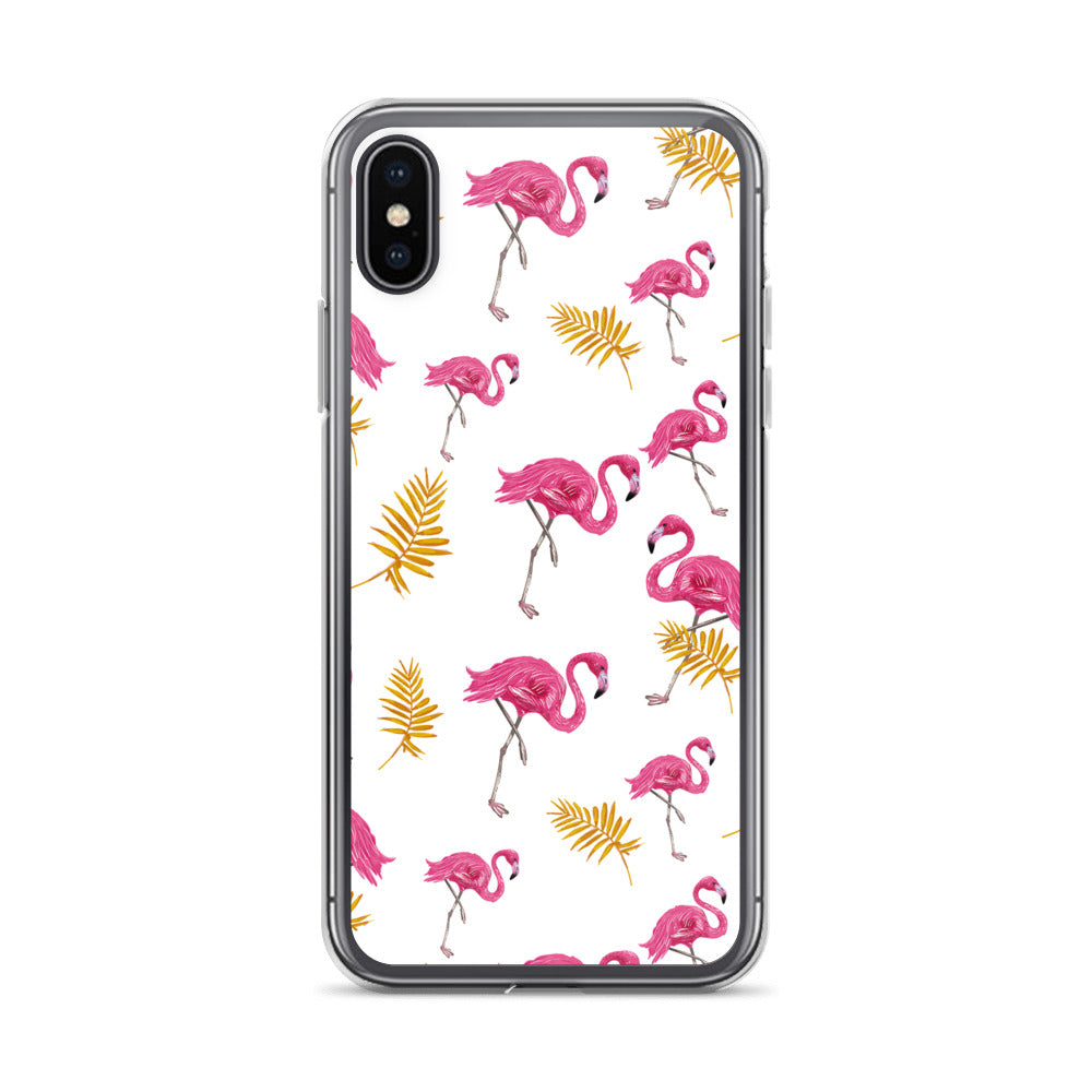 flamingo bird iPhone Case