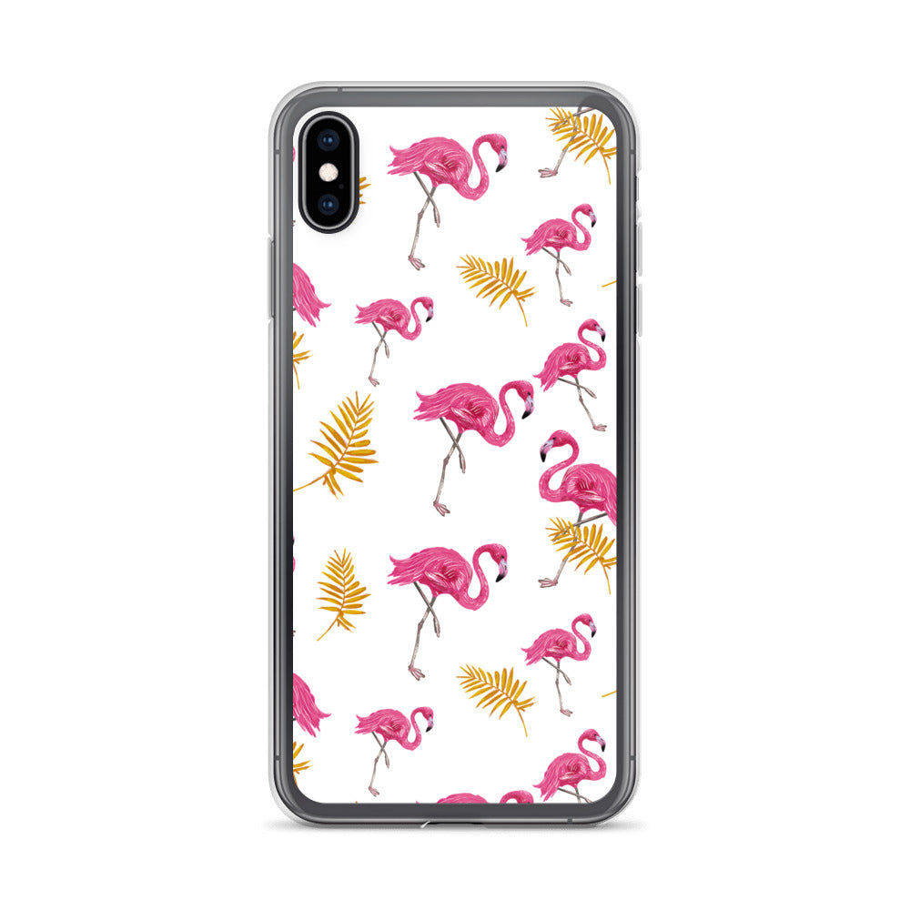 flamingo bird iPhone Case