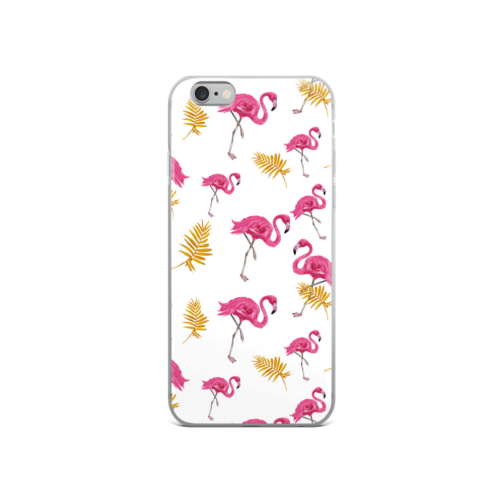 flamingo bird iPhone Case