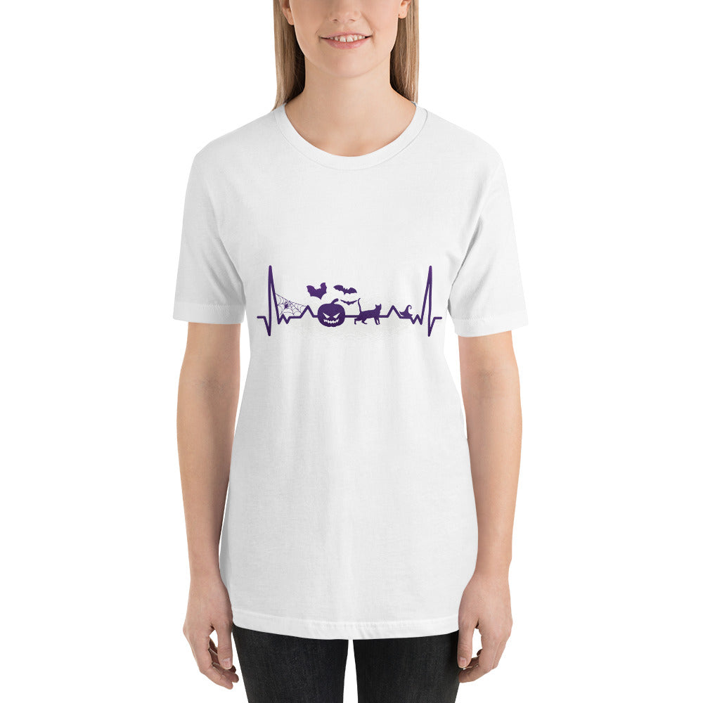 Heartbeat Line Halloween T-Shirt