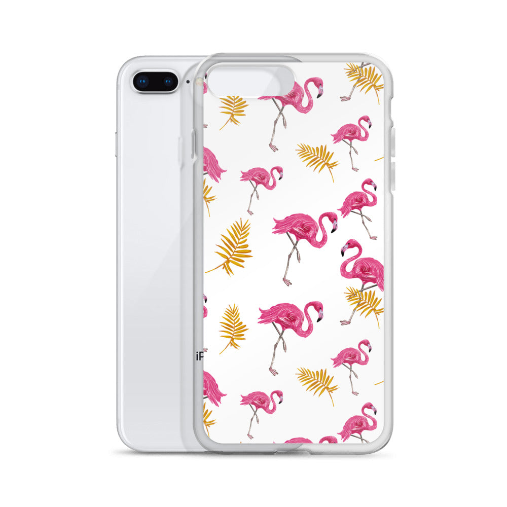 flamingo bird iPhone Case