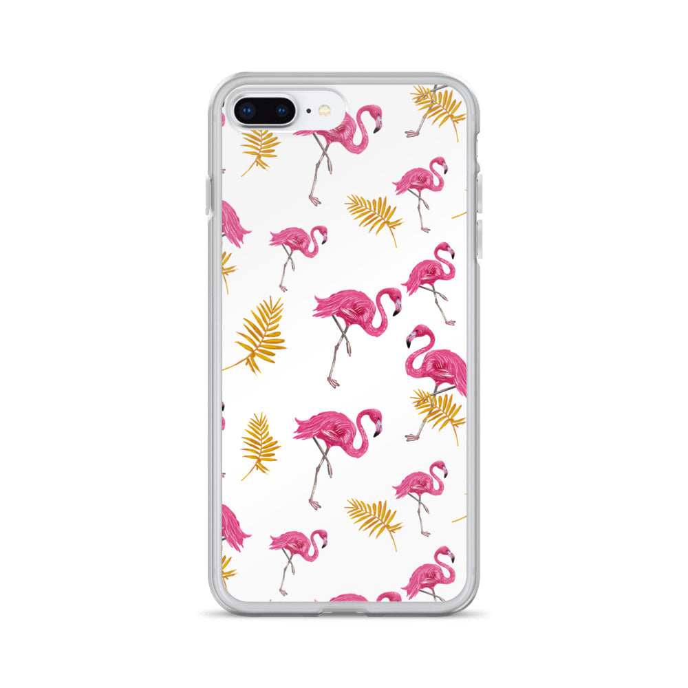 flamingo bird iPhone Case