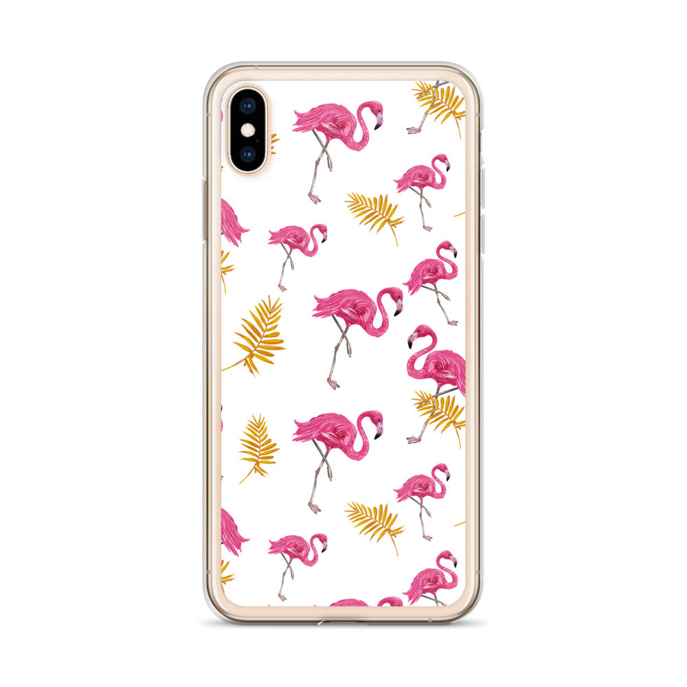 flamingo bird iPhone Case