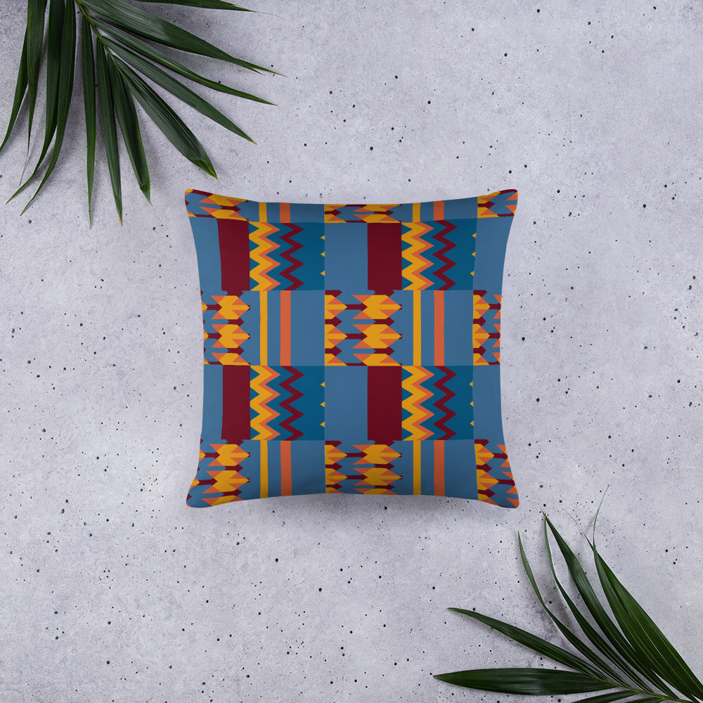 Colorful Kente Pillow