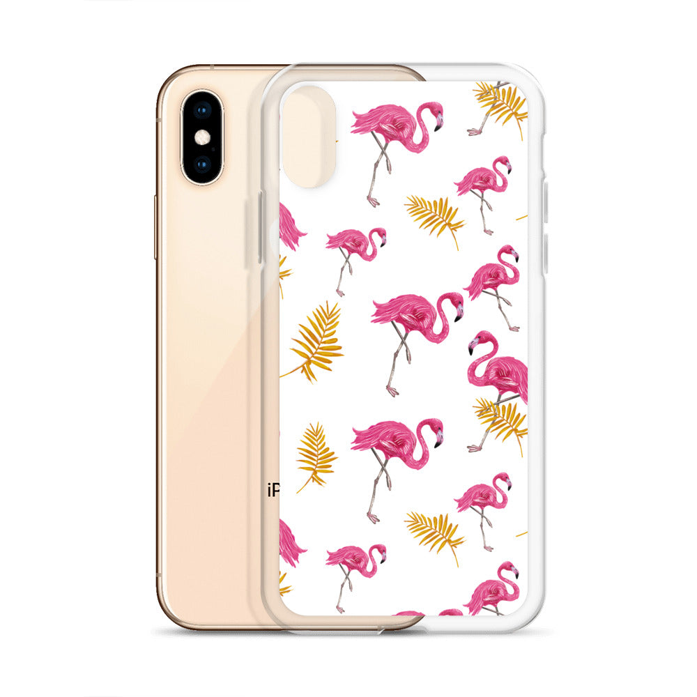 flamingo bird iPhone Case