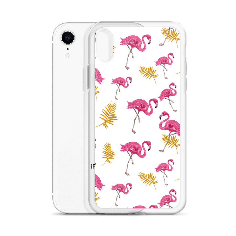 flamingo bird iPhone Case