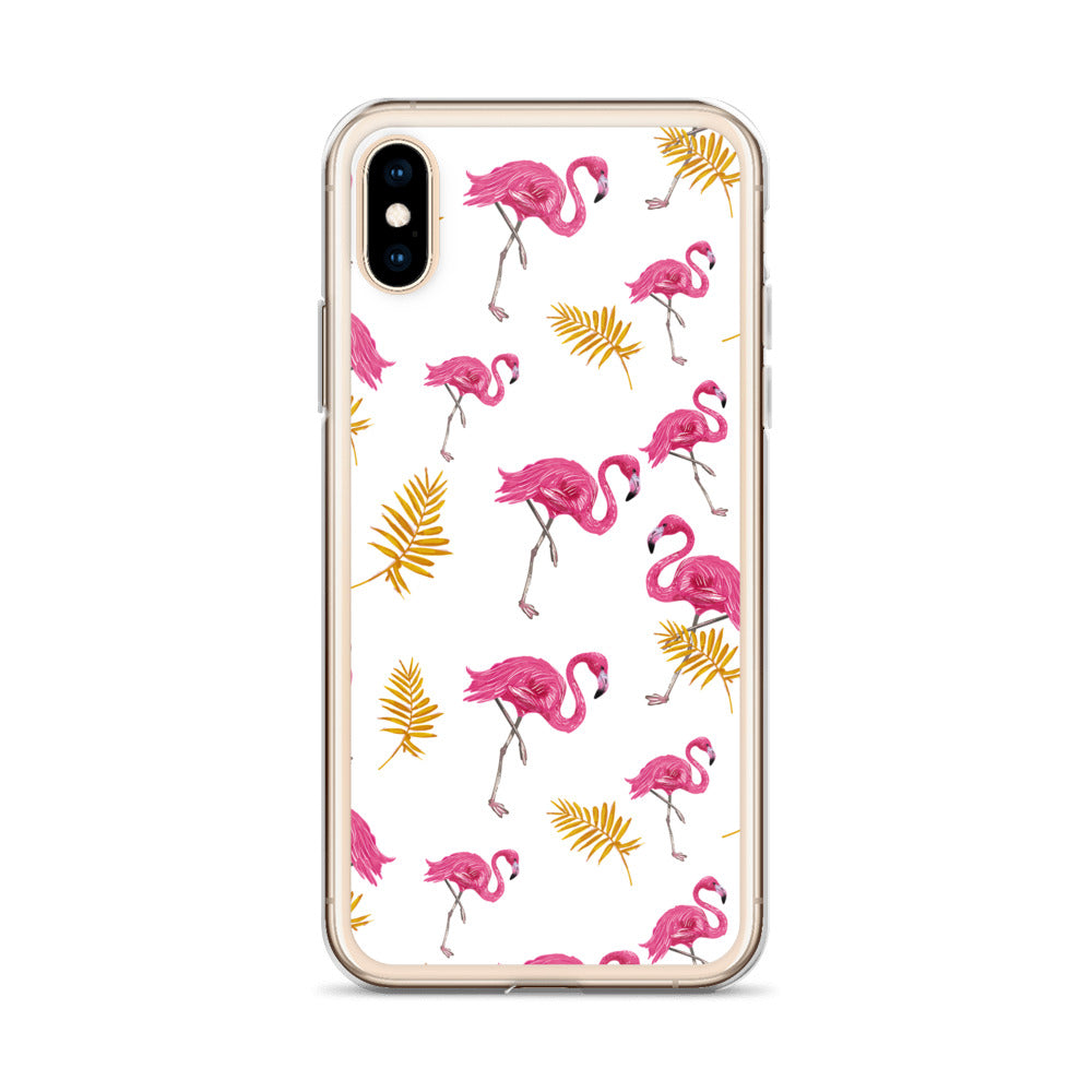 flamingo bird iPhone Case