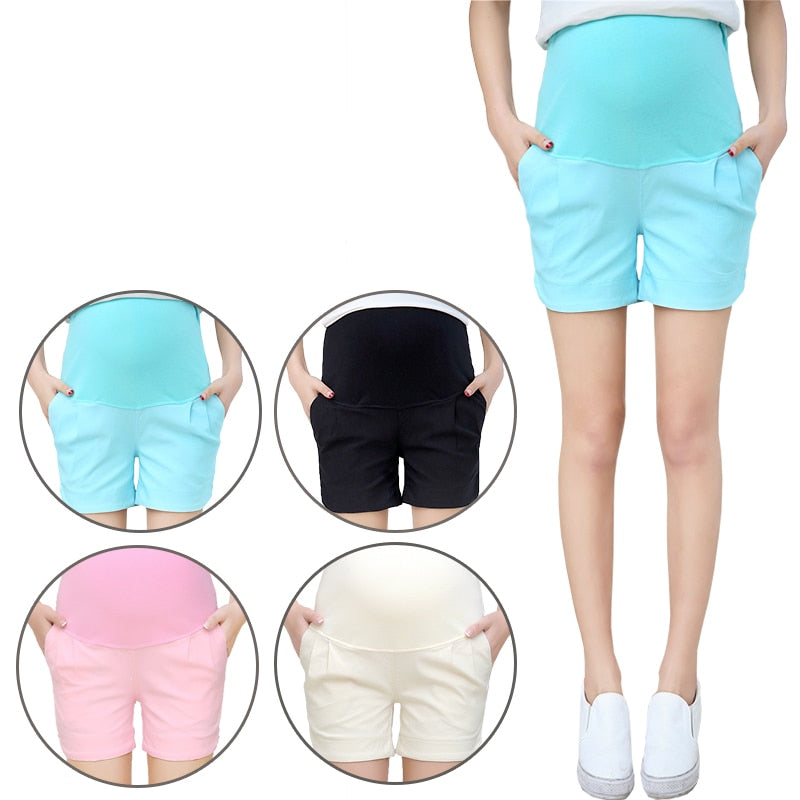 Cotton maternity Trousers pregnant women Short pants casual women Pregnant bottoms for pregnant women