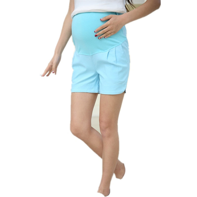 Cotton maternity Trousers pregnant women Short pants casual women Pregnant bottoms for pregnant women