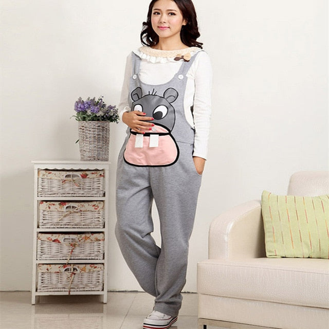 Gravidas Jumpsuit Maternity Pants Long Pregnancy Clothes For Pregnant Women Overalls Roupa Gestante Trousers Autumn Winter