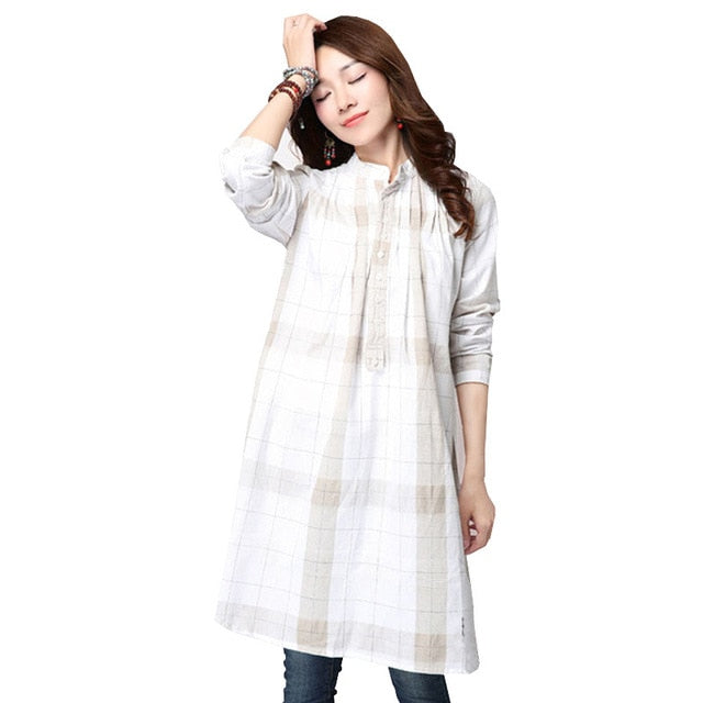 Plaid Maternity Blouses Loose Top Clothes For Pregnant Women Wear Pregnancy Clothing Cotton Long Sleeve Shirt Plus Size 2019 New