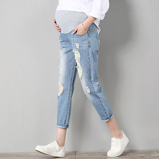 Maternity Jeans Maternity Pants Clothes For Pregnant Women Trousers Nursing Prop Belly Leggings Jeans Pregnancy Clothing Pants