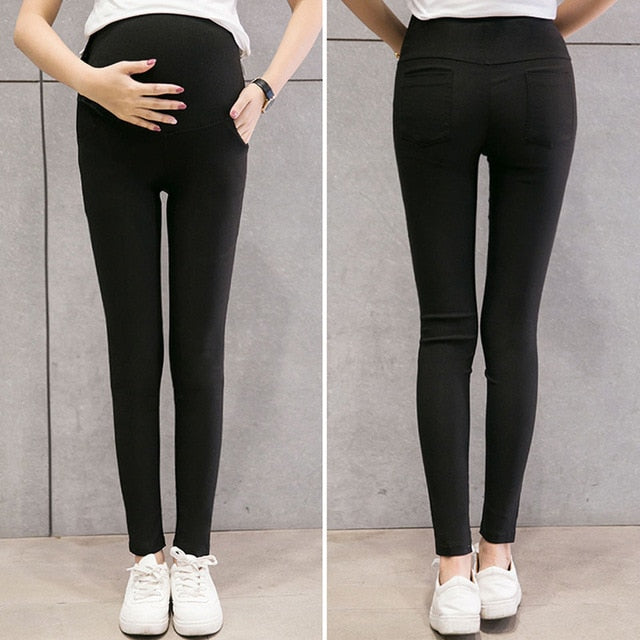 Skinny Maternity Pants For Pregnant Women Clothes Stretch Pencil Pants Nursing Leggings Pregnancy Clothing Spring Wear 6 Colors