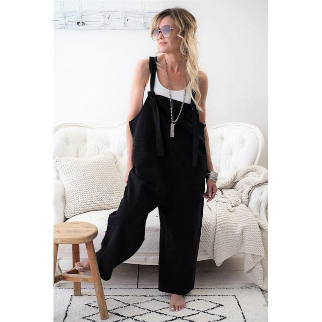 Loose Maternity Pants Pregnant Trousers Strap Belt Bib Pants Clothes-For-Fat-Women Pregnant-Overalls Jumpsuit Solid Color