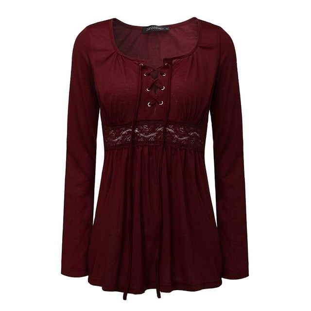 2019 Spring Pregnant Women Long Sleeve Tops Sexy Pregnancy Lace Splice Blouses Shirts Casual Maternity Clothings Plus Size